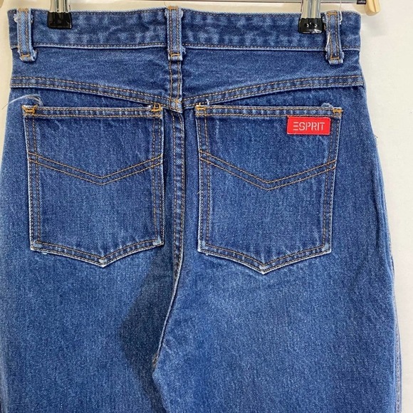 Esprit Vintage High Waist Tapered Leg Mom Jeans Size 11 - Picture 9 of 10